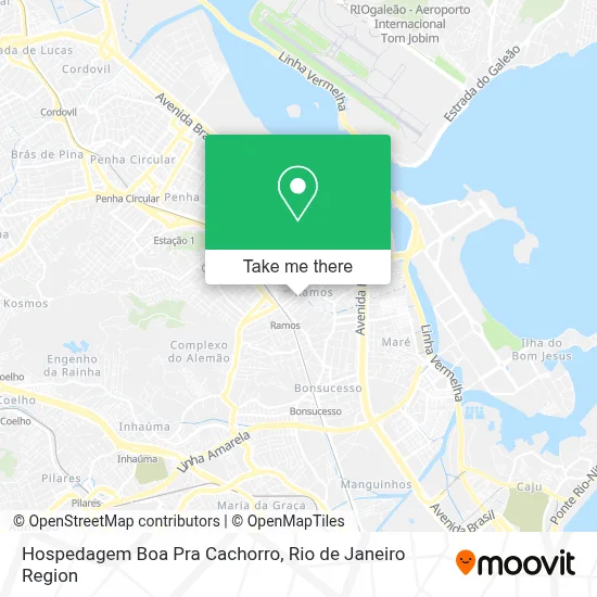 Hospedagem Boa Pra Cachorro map