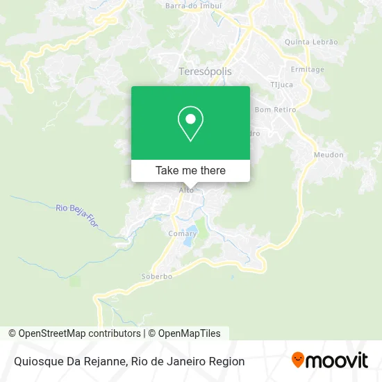 Quiosque Da Rejanne map