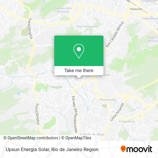 Upsun Energia Solar map