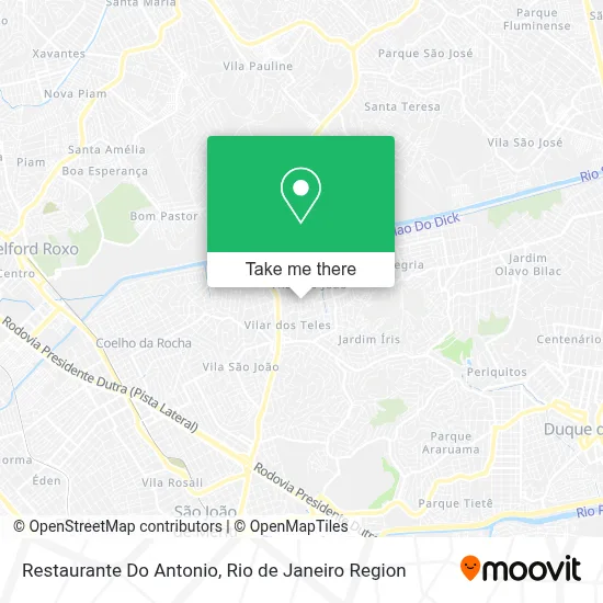 Restaurante Do Antonio map