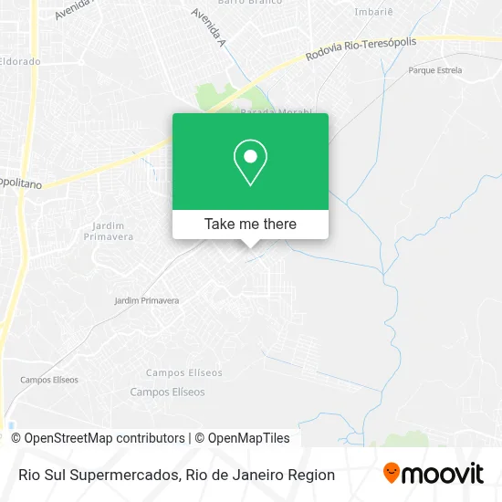 Rio Sul Supermercados map