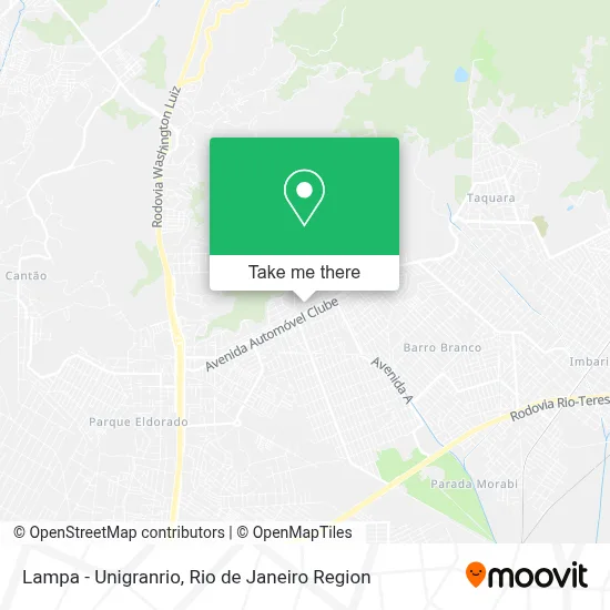 Lampa - Unigranrio map