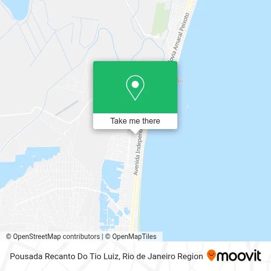Pousada Recanto Do Tio Luiz map