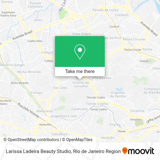 Larissa Ladeira Beauty Studio map