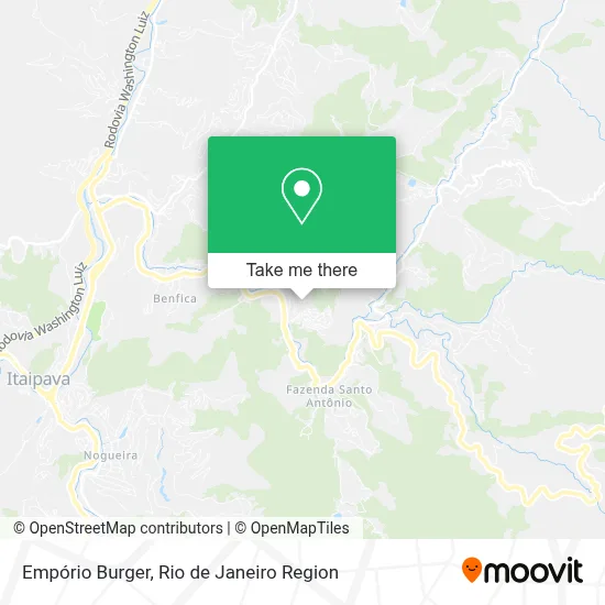 Empório Burger map
