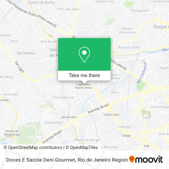 Doces E Sacole Deni Gourmet map