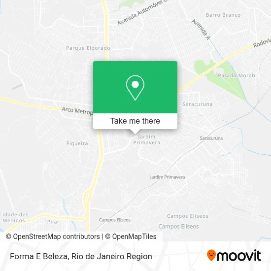 Forma E Beleza map