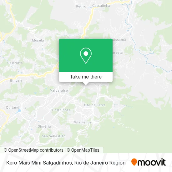 Kero Mais Mini Salgadinhos map