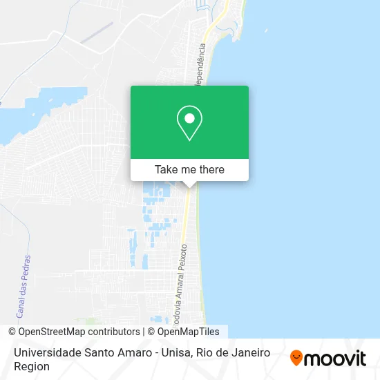 Universidade Santo Amaro - Unisa map