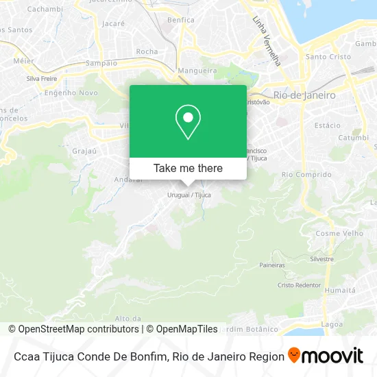 Ccaa Tijuca Conde De Bonfim map