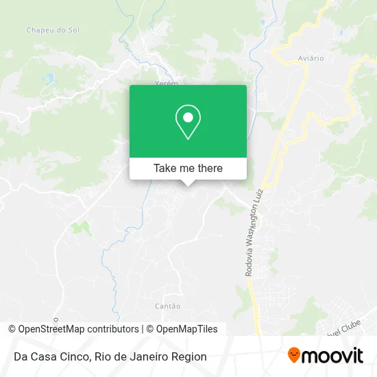 Da Casa Cinco map