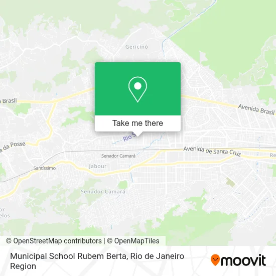 Municipal School Rubem Berta map