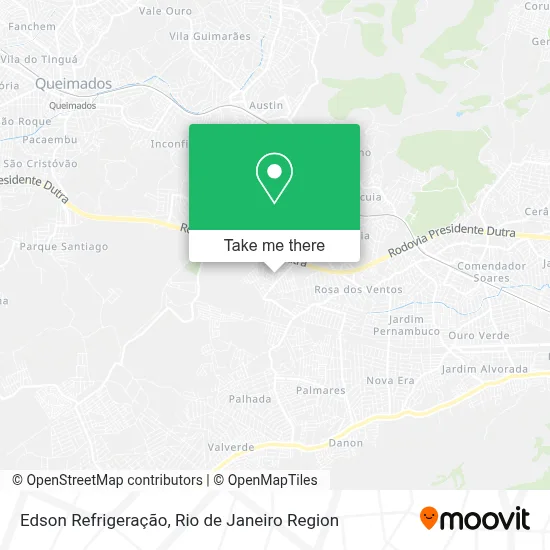 Edson Refrigeração map
