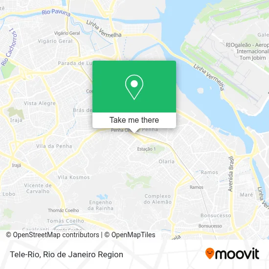 Tele-Rio map