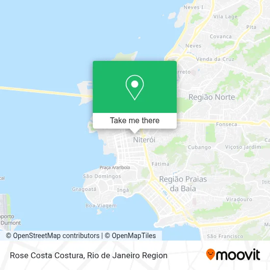 Rose Costa Costura map