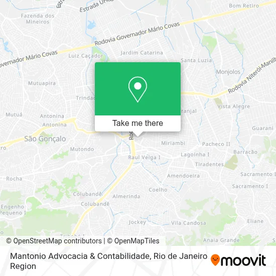Mantonio Advocacia & Contabilidade map