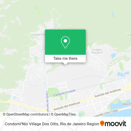 Condomi'Nio Village Dos Oitis map
