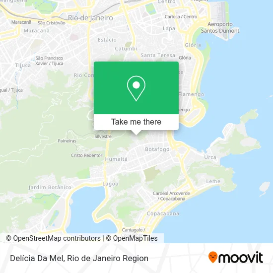 Delícia Da Mel map