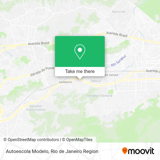 Autoescola Modelo map