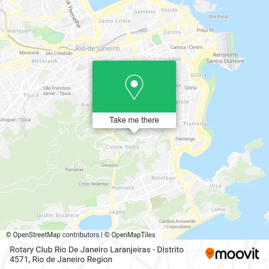 Rotary Club Rio De Janeiro Laranjeiras - Distrito 4571 map