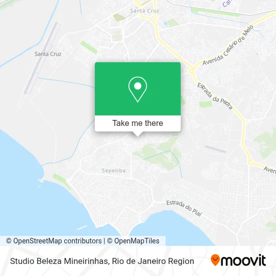 Studio Beleza Mineirinhas map