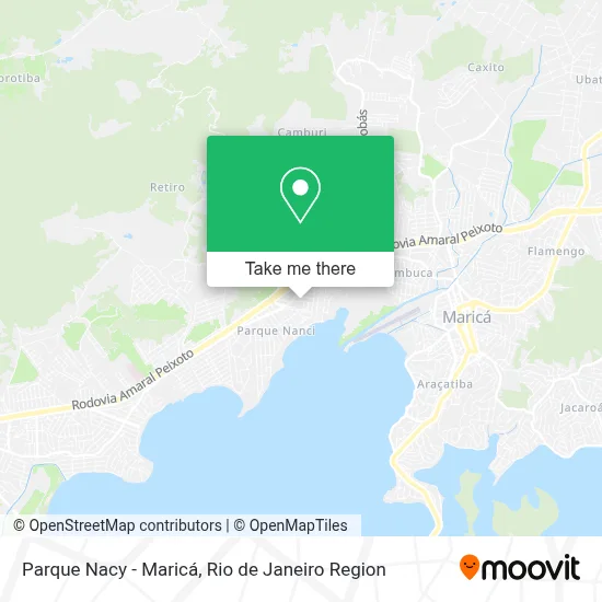 Parque Nacy - Maricá map