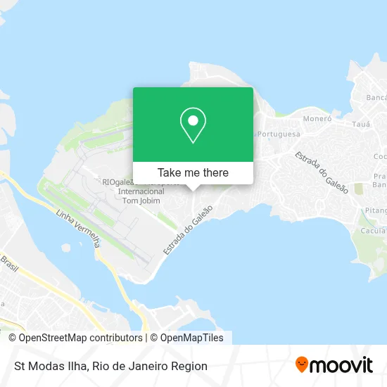 St Modas Ilha map