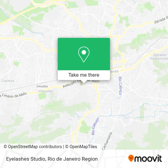 Eyelashes Studio map