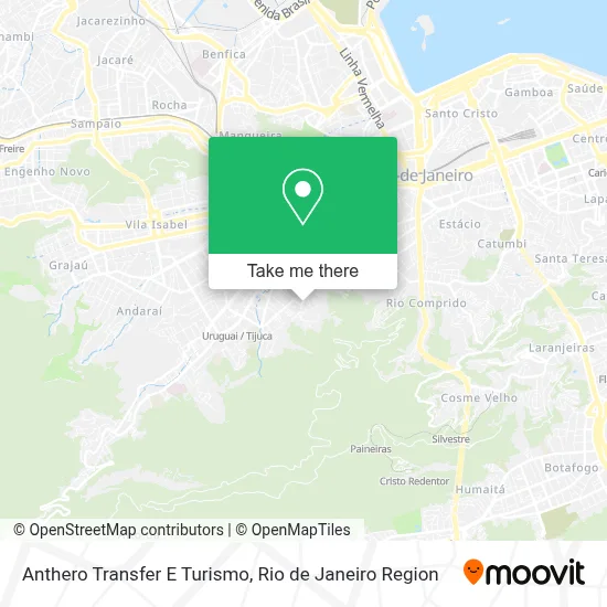 Anthero Transfer E Turismo map