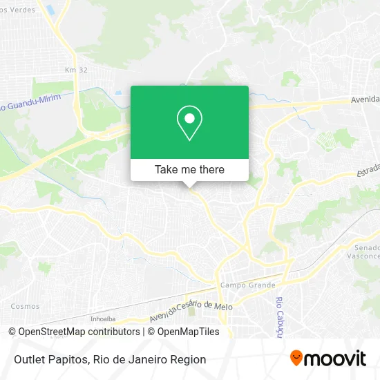 Outlet Papitos map