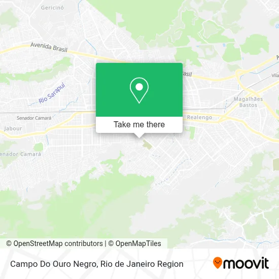Campo Do Ouro Negro map