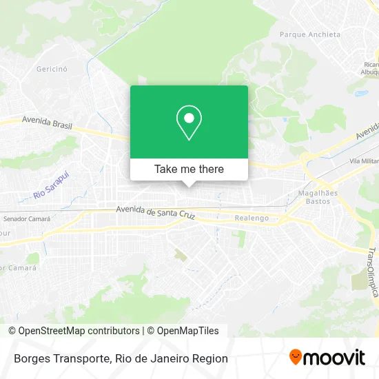Borges Transporte map