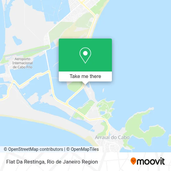 Flat Da Restinga map