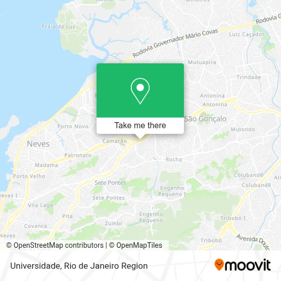 Universidade map