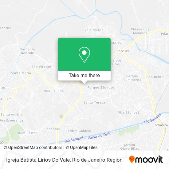 Igreja Batista Lirios Do Vale map