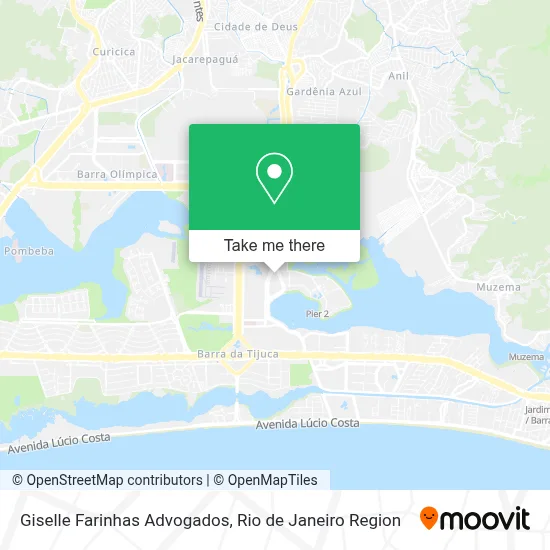 Giselle Farinhas Advogados map