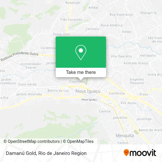 Damanú Gold map