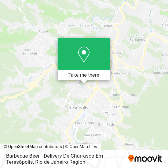 Barbecue Beer - Delivery De Churrasco Em Teresópolis map