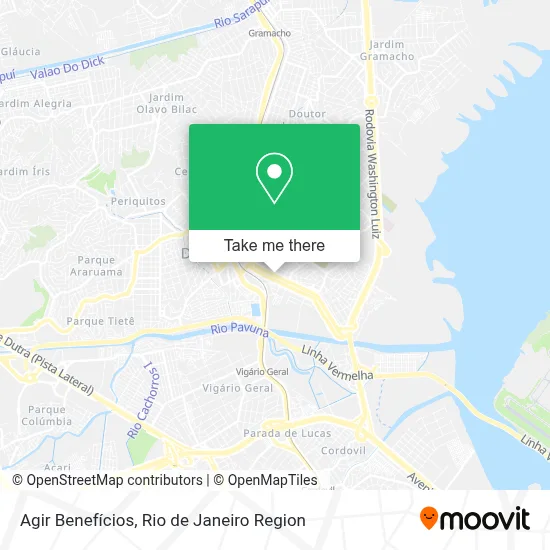 Agir Benefícios map