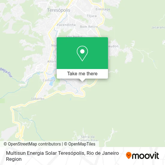 Multisun Energia Solar Teresópolis map