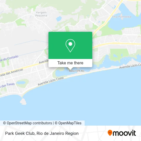 Park Geek Club map