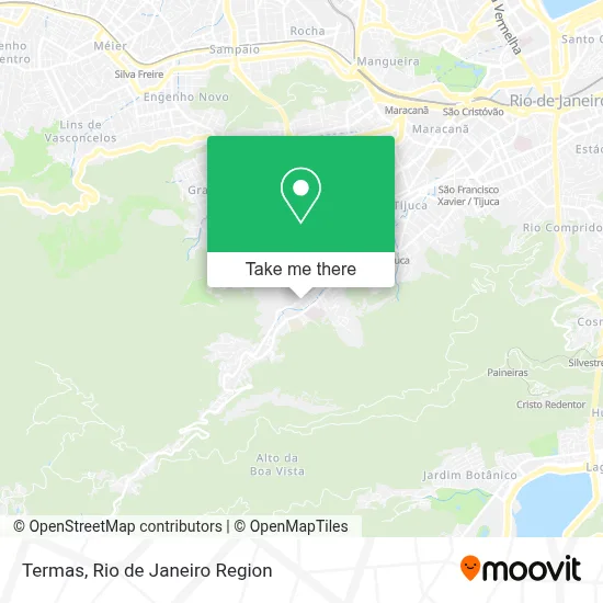 Termas map