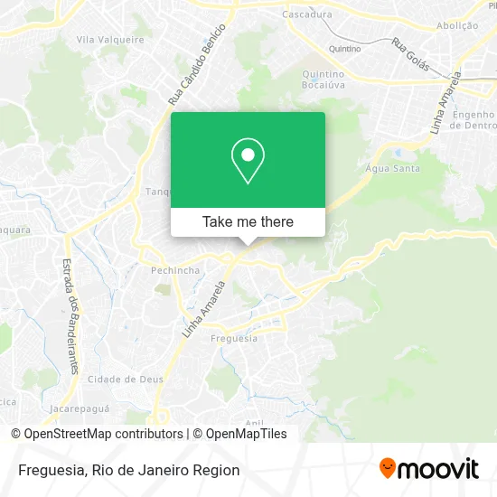 Freguesia map