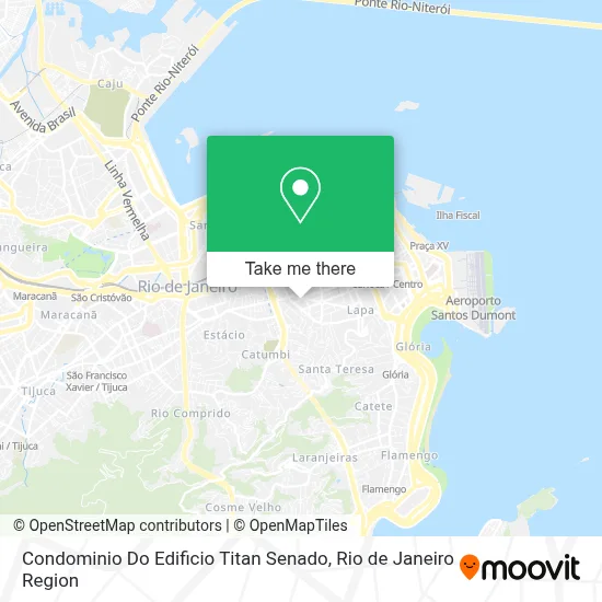 Condominio Do Edificio Titan Senado map
