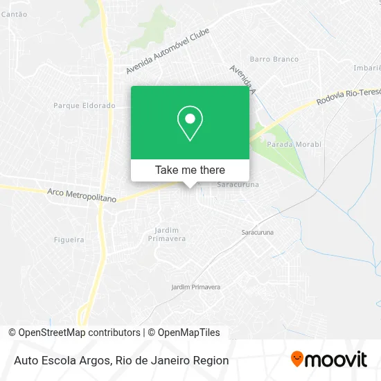 Auto Escola Argos map