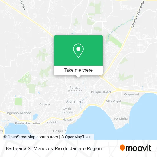 Barbearia Sr Menezes map