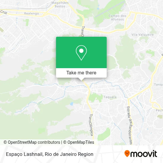 Espaço Lashnail map
