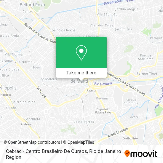 Cebrac - Centro Brasileiro De Cursos map