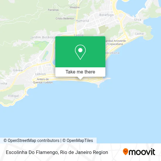 Escolinha Do Flamengo map