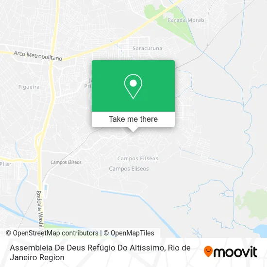 Assembleia De Deus Refúgio Do Altíssimo map